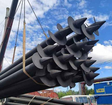 Свайные фундаменты для забора